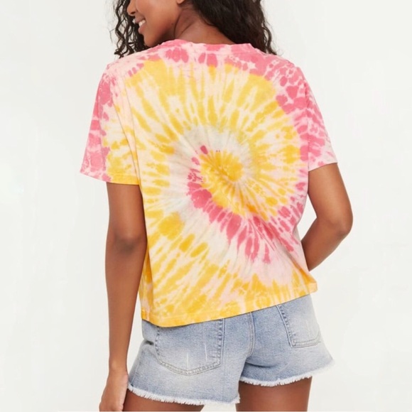 🆕Tie Dye Palm Spring Short Sleeve Tee - Picture 3 of 7